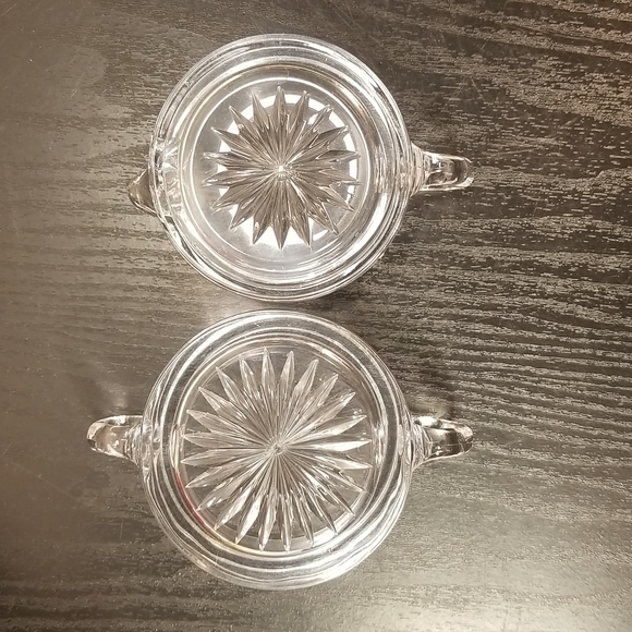 Heisey Stackable Creamer & Sugar - Picture 4 of 12